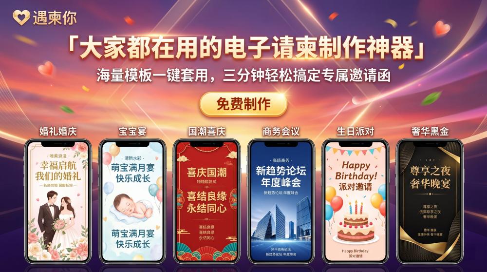 线下门店必看✅ 请柬制作宣传模板，低成本引流神器直接抄作业